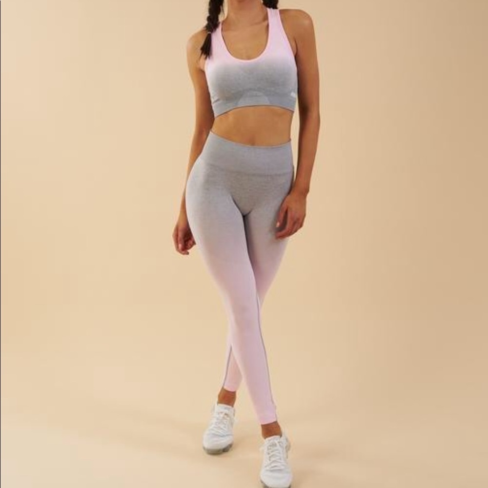 Gym shark ombré seamless leggings